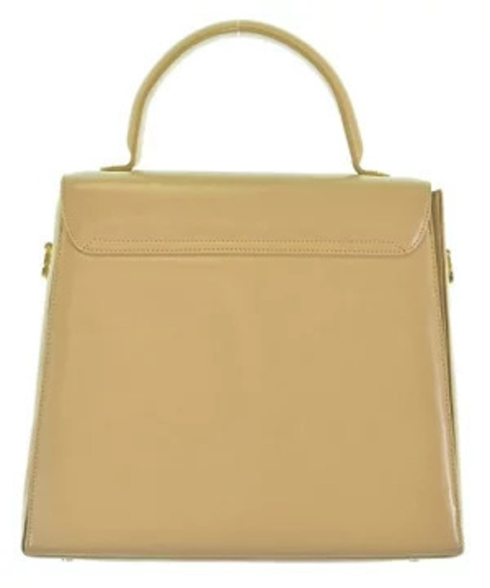 Salvatore Ferragamo Beige Handbag Cream Tan Cream